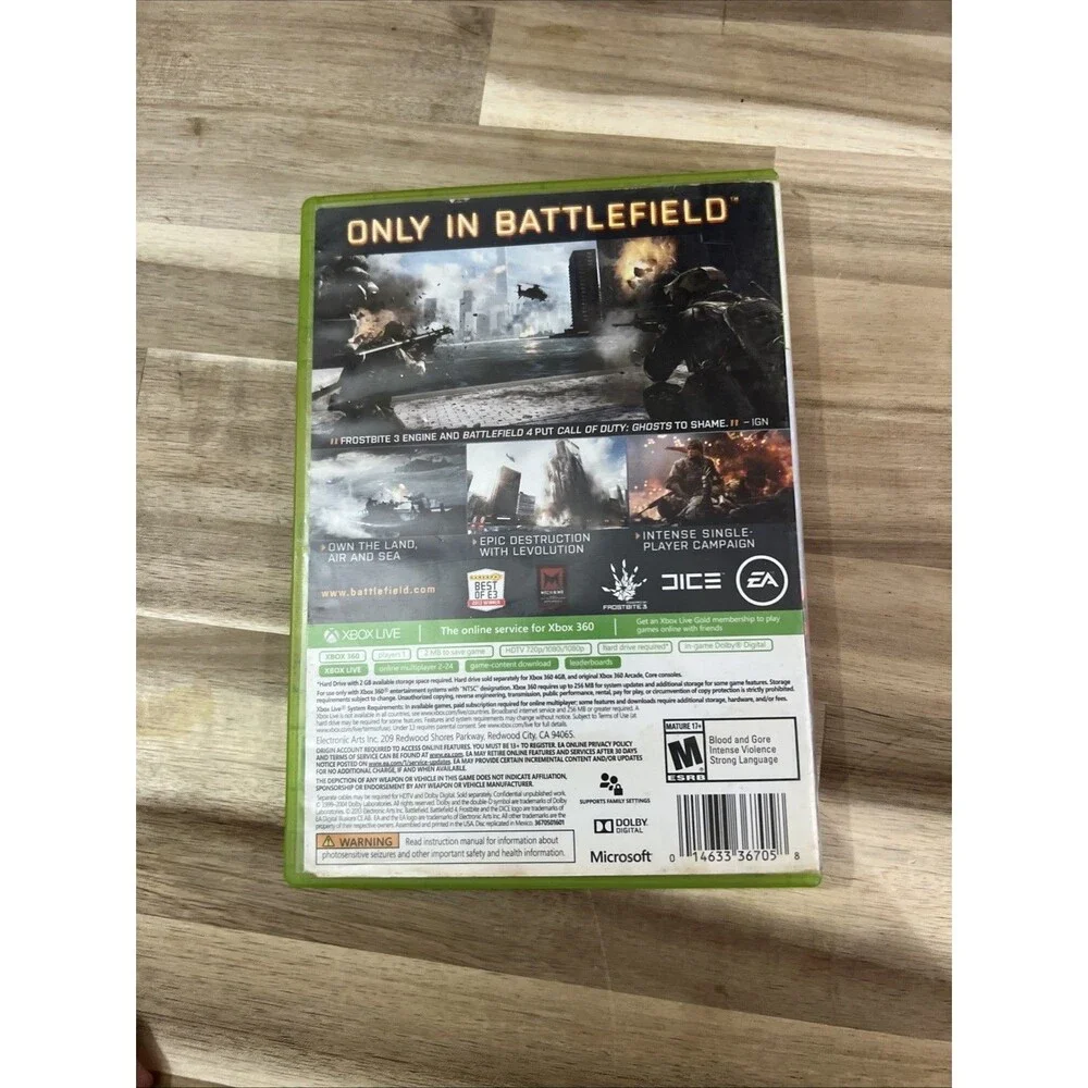 Battlefield 4 MICROSOFT‎ Xbox 360